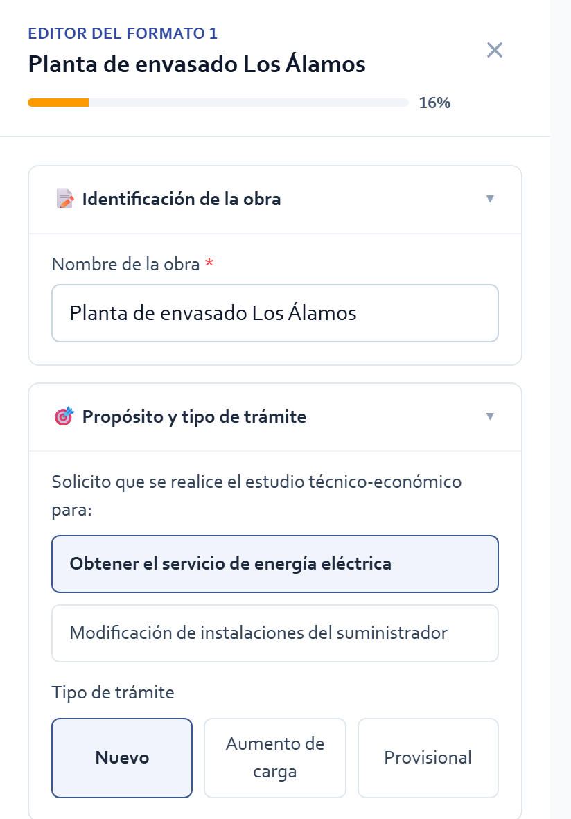 El editor del Formato 1