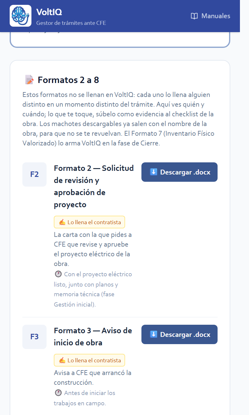 Los formatos que se descargan en Word